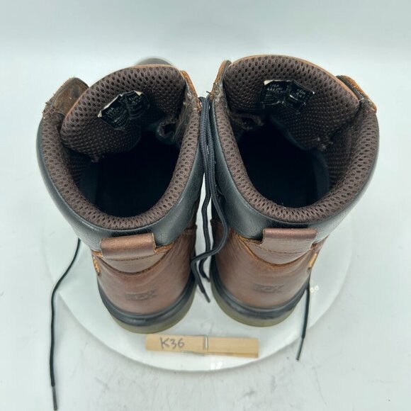 Wolverine Men Size 11.5EW W10784 Brown Leather Waterproof Ankle Work Safety Boot - Picture 9 of 11